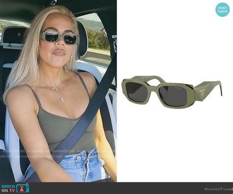 khloe kardashian prada sunglasses|kourtney Kardashian sunglasses.